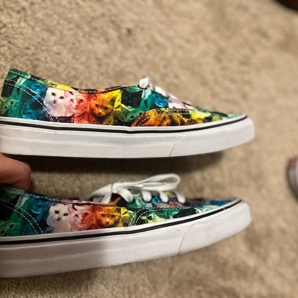 Rainbow cats! Vans x ASPCA womens 7 - Picture 5 of 5